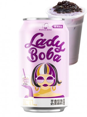 Bebida Bubble Tea de Taro | Lady Boba 315 ml.