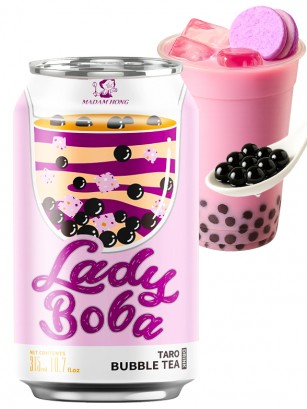 Bebida Bubble Tea de Taro | Lady Boba 315 ml.