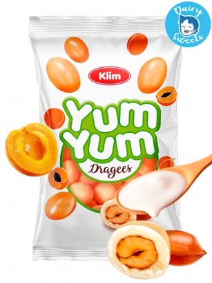 Cacahuetes con Yogur de Albaricoque | Dairy Sweets 80g.