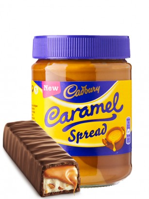 Crema para untar de Chocolate y Caramelo Cadbury 400 grs.