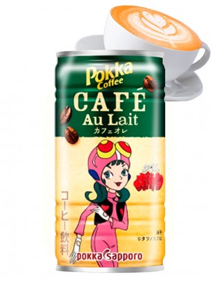 Café Au Lait Pokka | Anime Vintage | Time Bokan 190 grs.