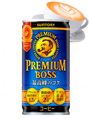 Café con Leche Premium Boss | Suntory 185 grs.