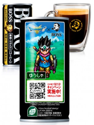 Café Boss Black | Colabo Nintendo Dragonquest 185 ml.