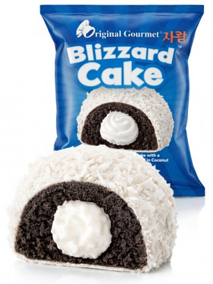 Pastelito Blizzard Cake con Crema de Vainilla y Coco 50g.