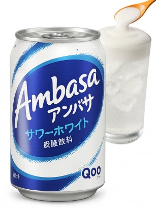 Soda Ambasa Milky Calpis Style | Coca Cola Japan 350 ml.