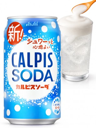 Refresco Calpis Soda | Sabor Yogur Suave 355 ml.