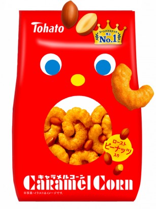 Snack Lovely Tohato Caramelo con Cacahuetes 70g.