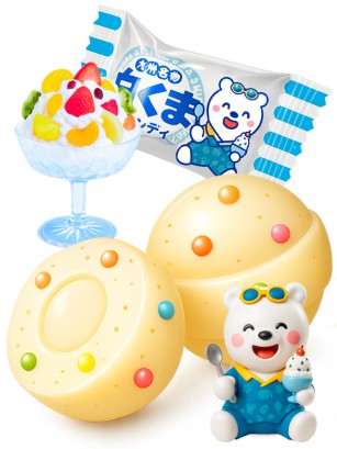 Caramelo de Helado Kakigori Shirokuma de Azuki y Frutas | Unidad