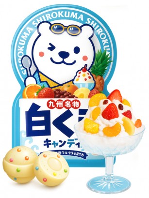 Caramelos de Helado Kakigori Shirokuma de Azuki y Frutas 80g.