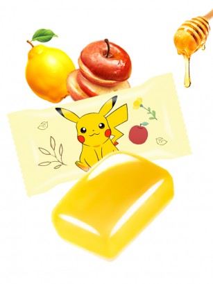 Caramelo de Membrillo Manzana y Hierbas | Pokemon | Diseños Aleatorios | Unidad