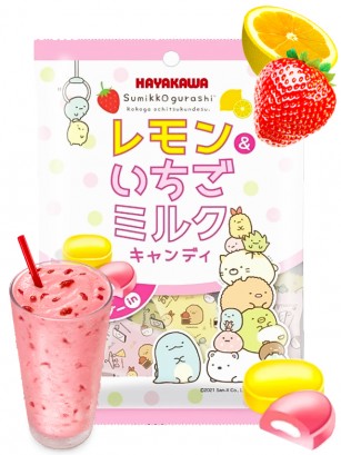 Caramelos Sumikko-Gurashi Batido de Fresa y de Limón | 68 grs.