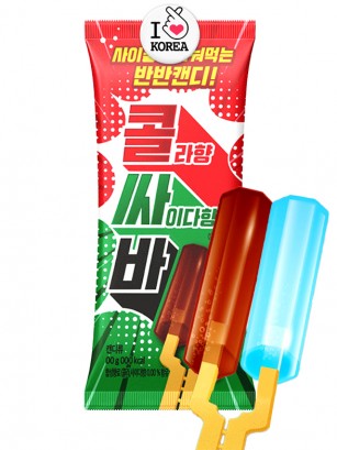 Piruleta Coreana DOBLE de Cola y Ramune 22g.