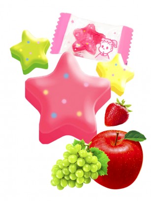 Caramelos Variados 3 Frutas Love Land de Osamu | Unidad