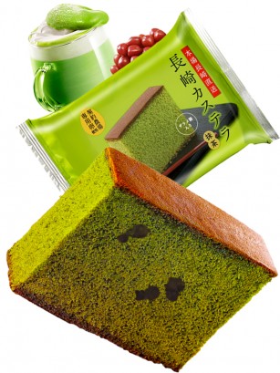 Bizcocho de Té Verde Uji Matcha y Azuki Japonés | 40g.