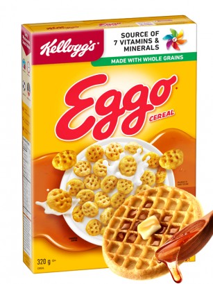 Cereales Eggo sabor Waffle con Sirope de Arce | 320 grs.