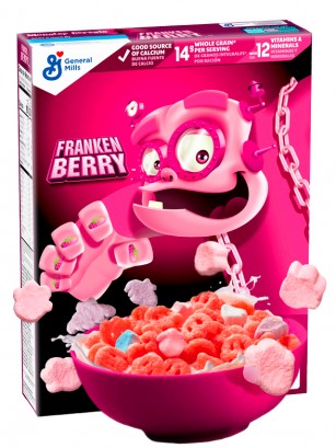 Cereales sabor a Fresa con Marshmallows | Franken Berry 270 grs.