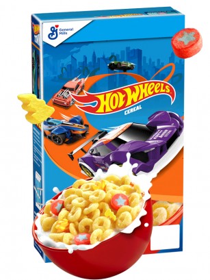 Cereales de Maíz Sabor Frutas con Marshmallows | Hot Wheels 317 grs.