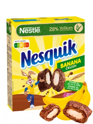 Cereales Almohadillas de Chocolate Nesquik Sabor Plátano 350 grs.