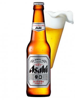Cerveza Japonesa Asahi 330 ml