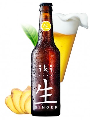Cerveza Japonesa IKI Sencha Ginger 330 ml.