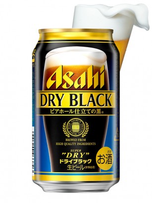 Cerveza Negra Asahi Dry Black 350 ml.