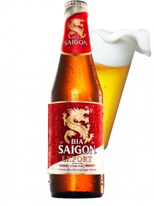 Cerveza Vietnamita Bia Saigon Export 355 ml.