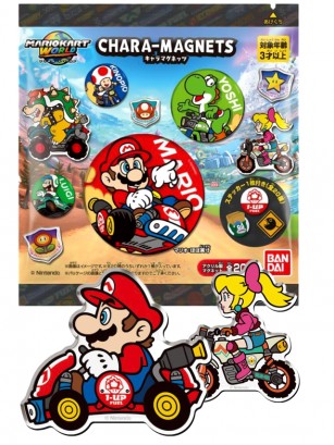 Imán Mario Kart + Pegatina + Chicle