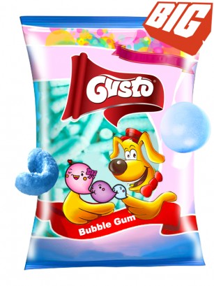 Ganchitos de Maíz con Sabor Chicle | Gusto 80 grs.