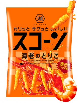 Snack estilo Cheetos de Gambas Fritas | Koikeya 73 grs.