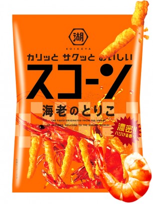 Snack estilo Cheetos de Gambas Fritas | Koikeya 70g.