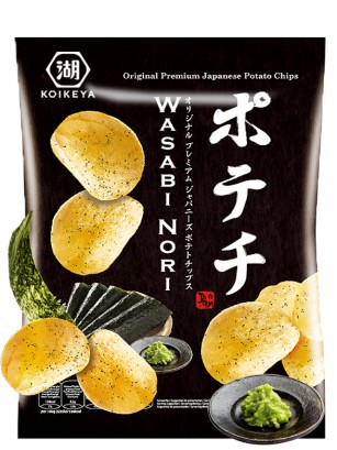 Patatas con Wasabi y Alga Nori | Kokeiya Premium 100g.