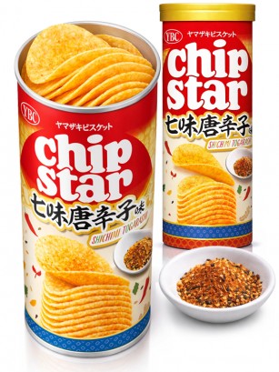 Patatas Chips Star con Sichimi Togarashi | BIG 105g.