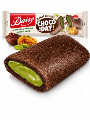 Barrita de Cookie de Chocolate Pistacho y Kataifi | Dubai Daisy 40g.