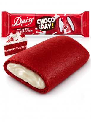 Barrita de Cookie Red Velvet y Nata | Daisy 40g.