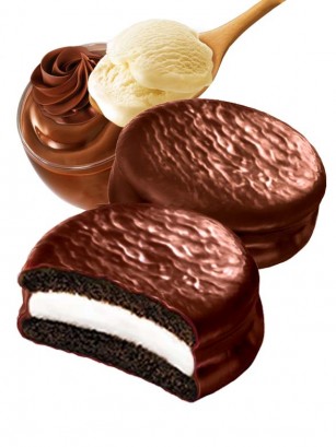 Choco Pie Doble Choco y Crema de Vainilla | Receta Coreana | Unidad