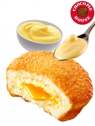 Choco Pie Golden con Crema Pastelera | Orion | Unidad