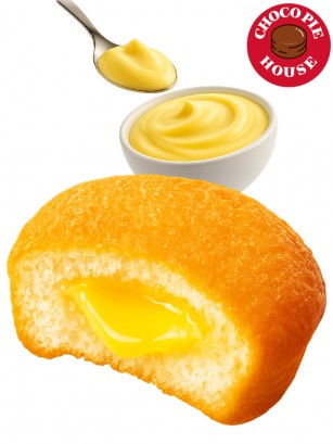 Choco Pie Golden con Crema Pastelera | Unidad