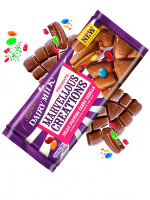 Chocolate Cadbury con Chuches y Pica Pica | Marvellous Creations 160 grs.