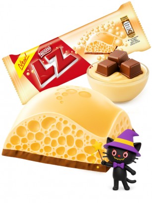 Chocolate Nestle LZ relleno de Mousse de Chocolate Blanco 36g.