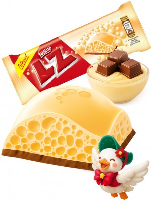 Chocolate Nestle LZ relleno de Mousse de Chocolate Blanco 36g.