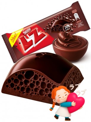 Chocolatina de Mousse de Chocolate Negro 70% Nestle LZ 36g.