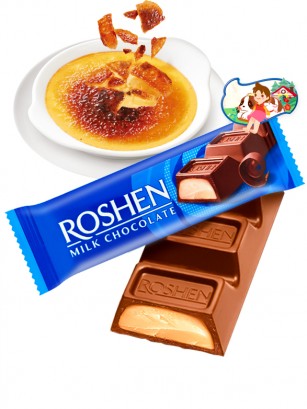 Chocolate Roshen relleno de Creme Brulee 43 grs.