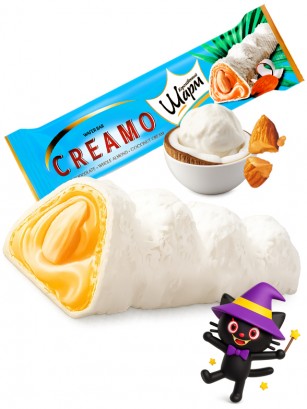 Chocolatina Waffer Choco Blanco con Almendra y Crema Coco | Dairy Sweets 29g.