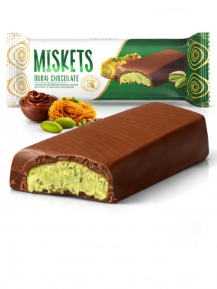 Chocolatina Dubai de Kataifi y Pistacho | Miskets 25g.