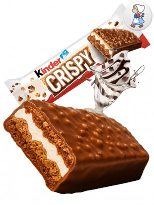 Chocolatina Kinder Crispy | Dairy Sweets 34g.