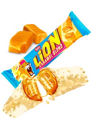 Barrita de Doble Caramelo | Edición Limitada Lion Nestlé 40 grs.
