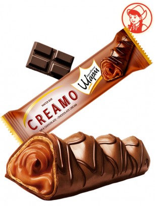 Chocolatina Waffer con Chocolate y relleno de Chocolate | Dairy Sweets 25g.