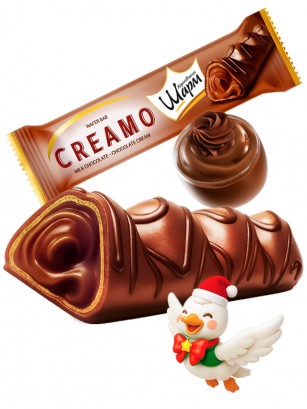 Chocolatina Waffer Doble Chocolate | Dairy Sweets 25g.