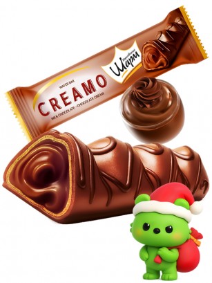 Chocolatina Waffer Doble Chocolate | Dairy Sweets 25g.