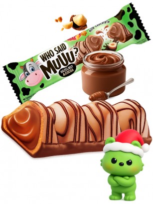 Chocolatina Waffer con Doble Chocolate Nociola | Dairy Sweets 22g.